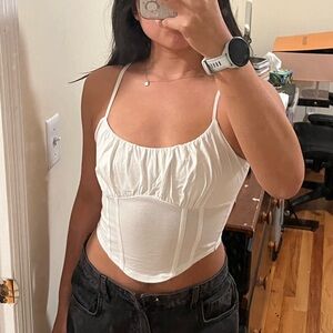 Hollister White Camisole Top